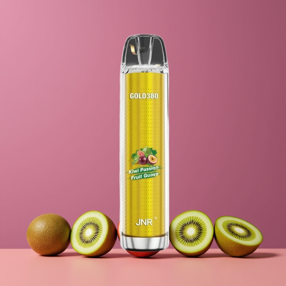 Kiwi Fruit de la Passion Goyave JNR Glod380 6000 Puffs Belgique Grossiste 13ml 5