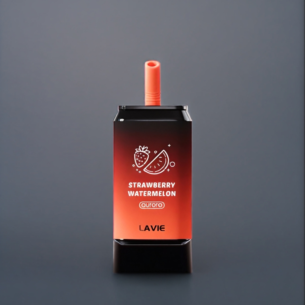 LAVIE Aurora Belgique Grossiste 11000 Puffs 5 Fraise Pastèque Type C Rechargeable