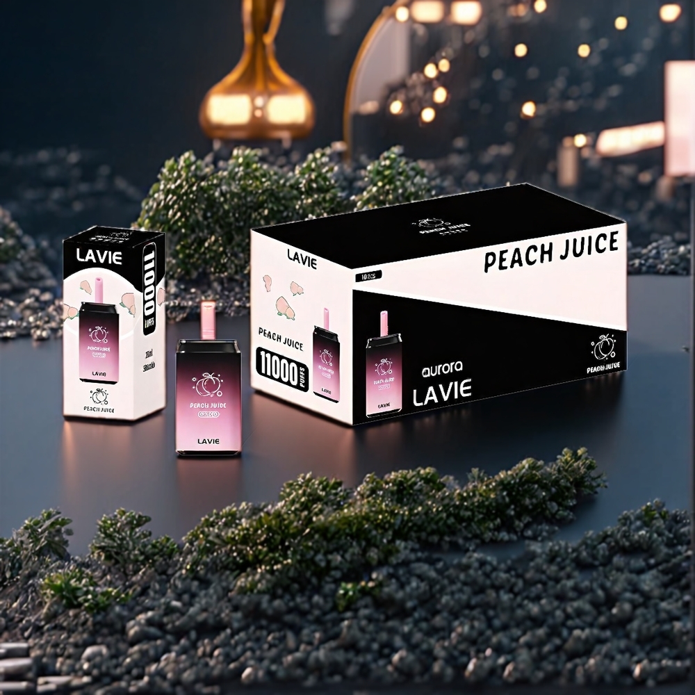 LAVIE Aurora Belgique Grossiste 11000 Puffs Type C Rechargeable Jus de Pêche