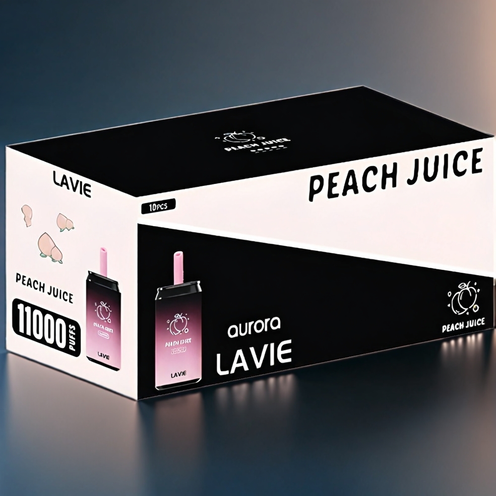 LAVIE Aurora Belgique Grossiste 11000 Puffs Type C Rechargeable Jus de Pêche