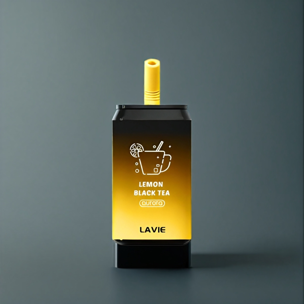 LAVIE Aurora Belgique Grossiste 11000 Puffs Vape Citron Thé Noir 22ML 650mAh