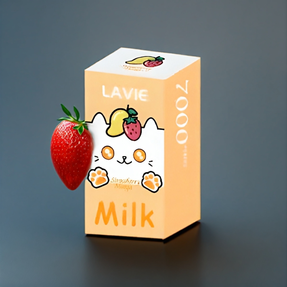 LAVIE Lait 7000 Puffs Belgique Grossiste 16ML 5 Fraise Mangue