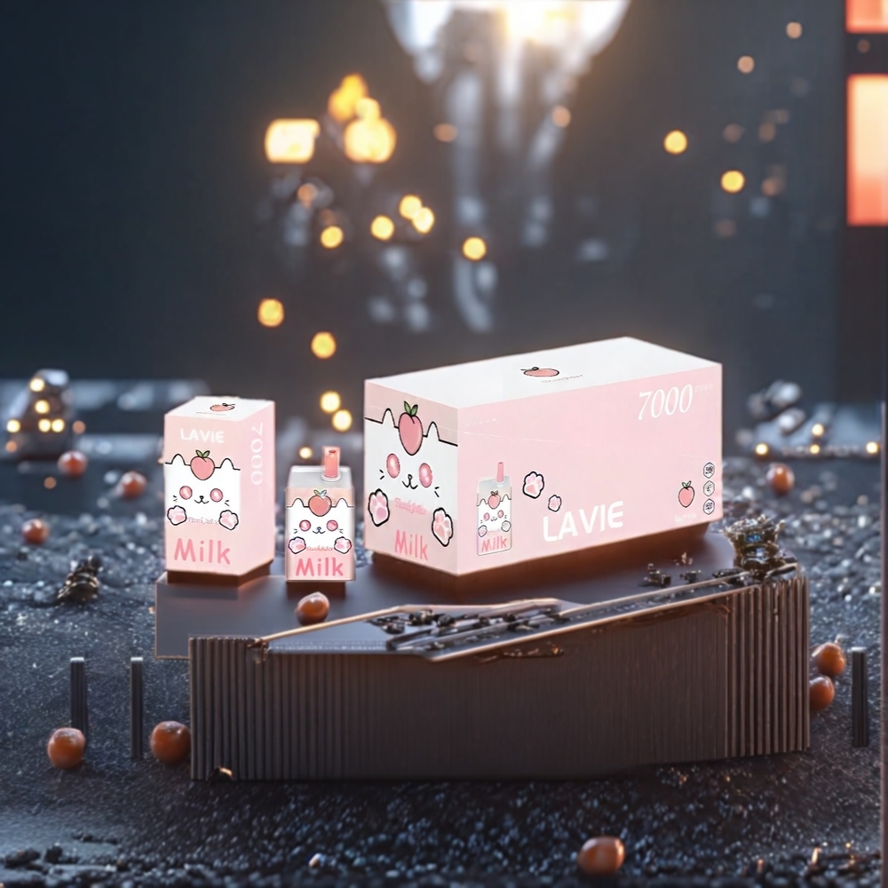 LAVIE Lait 7000 Puffs Belgique Grossiste Jus de Pêche 16ML 5 Type C Rechargeable