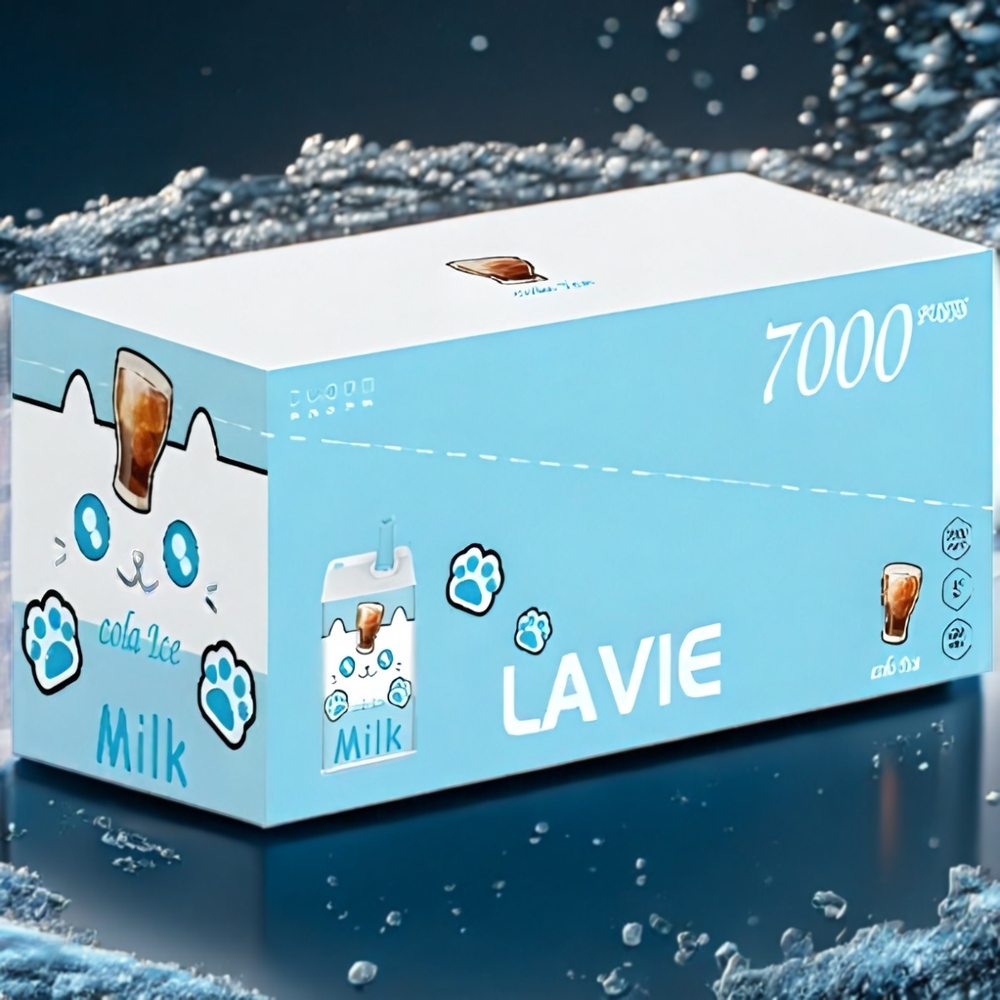 LAVIE Milk 7000 Puffs Belgique Grossiste Vape Cola Glacée 16ML 600mAh