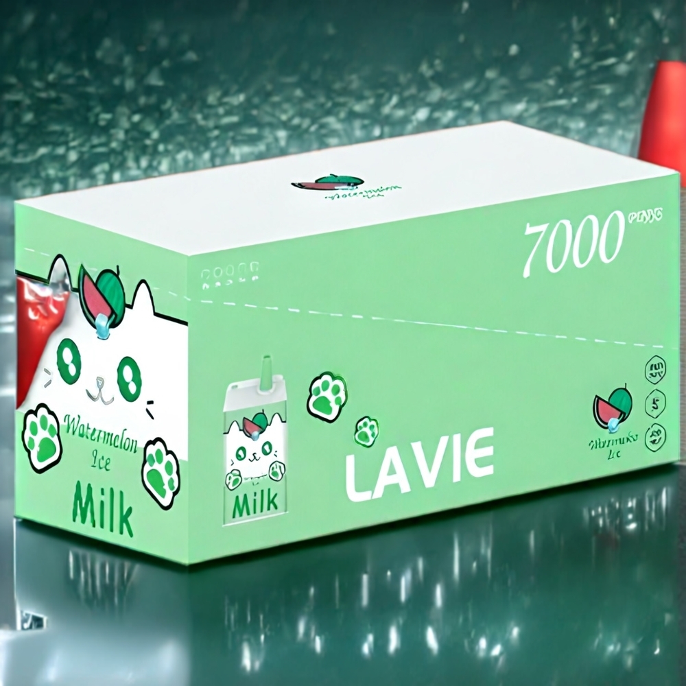 LAVIE Milk Belgique Grossiste 7000 Puffs Eau Glace Pastèque 16ML 5