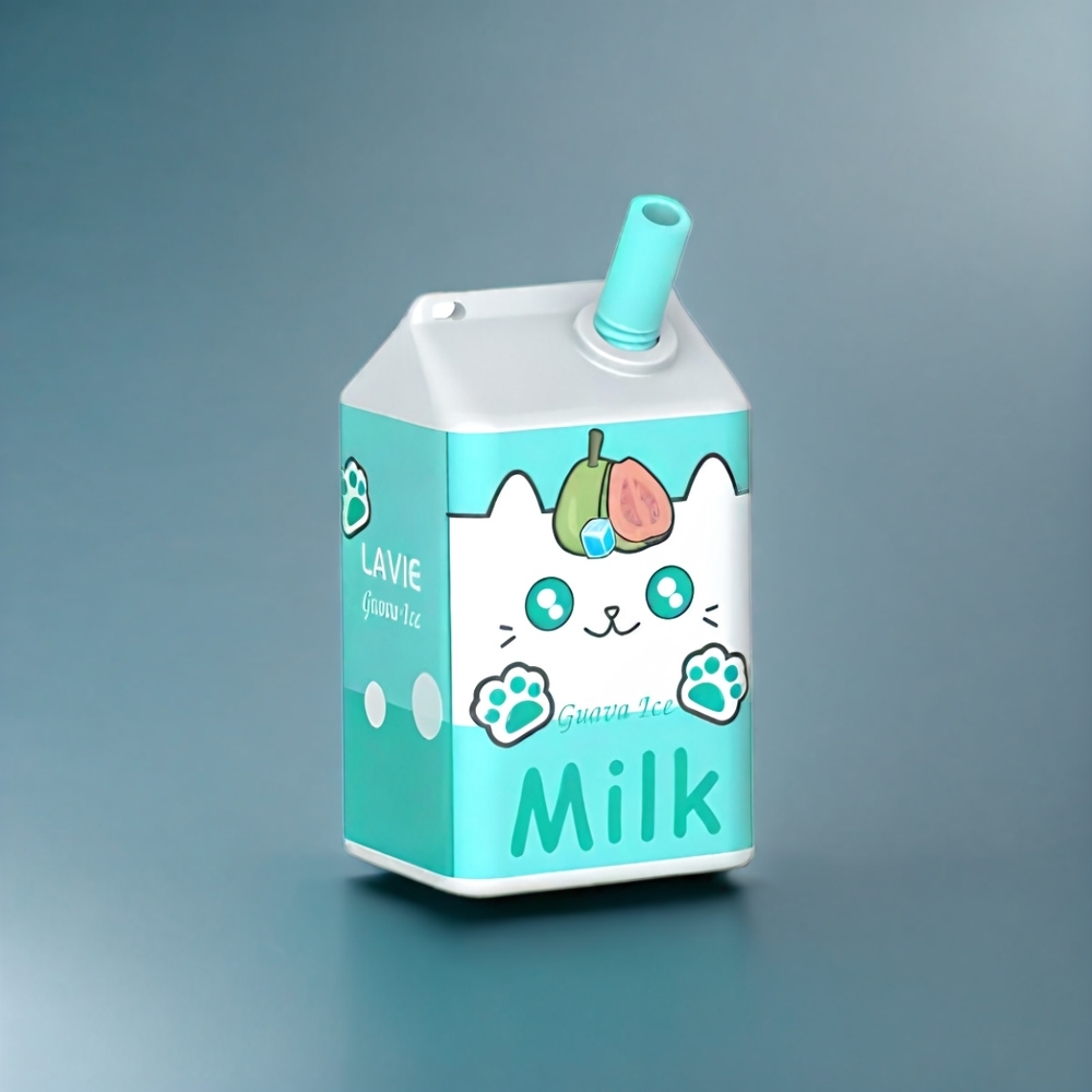 LAVIE Milk Belgique Grossiste 7000 Puffs Vape Glace Goyave avec 16ML et 5 Nicotine