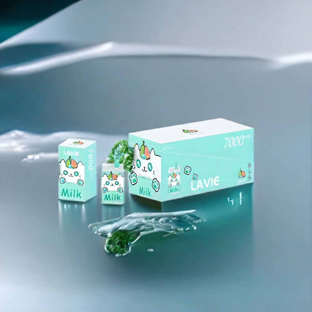 LAVIE Milk Belgique Grossiste 7000 Puffs Vape Glace Goyave avec 16ML et 5 Nicotine