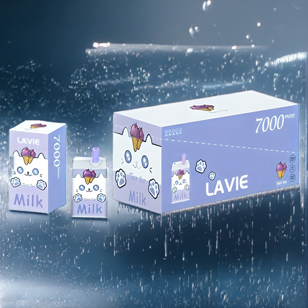 LAVIE Milk Belgique Grossiste 7000 Puffs Vape Glace Raisin 16ML 600mAh