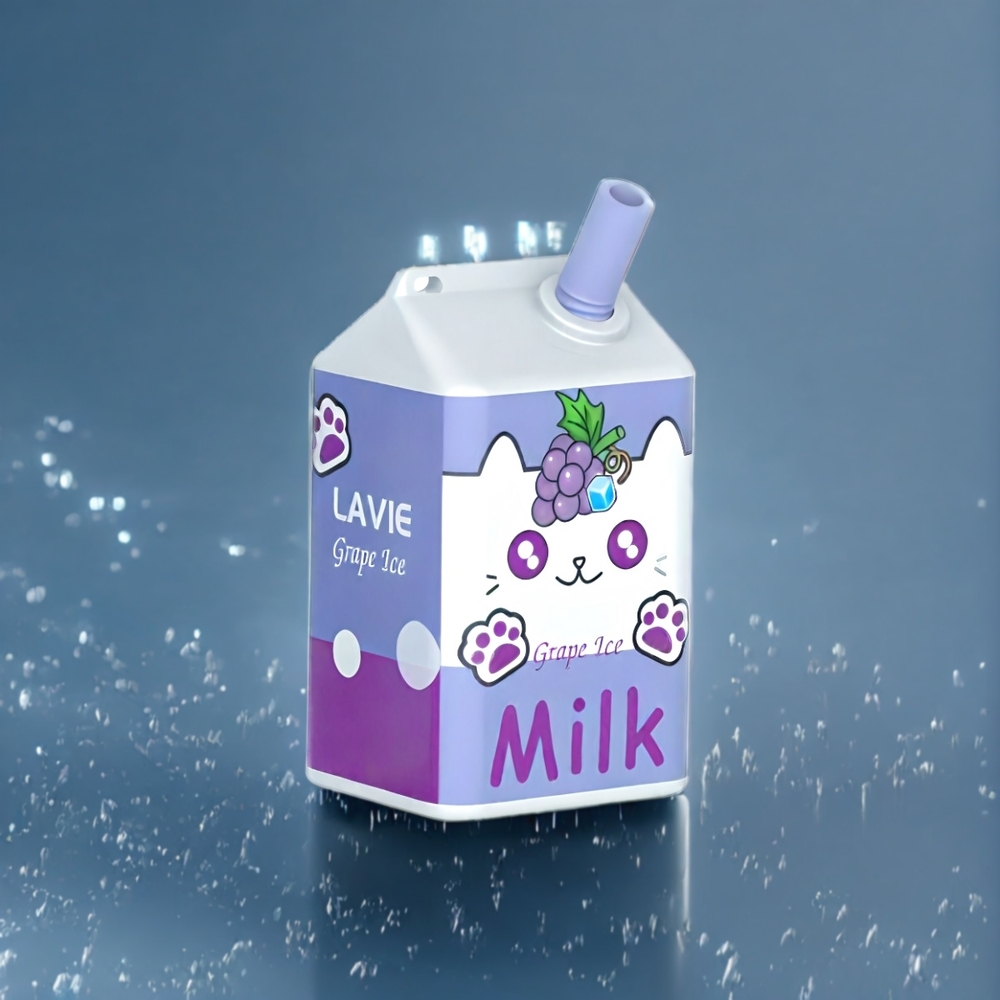 LAVIE Milk Belgique Grossiste 7000 Puffs Vape Glace Raisin 16ML 600mAh
