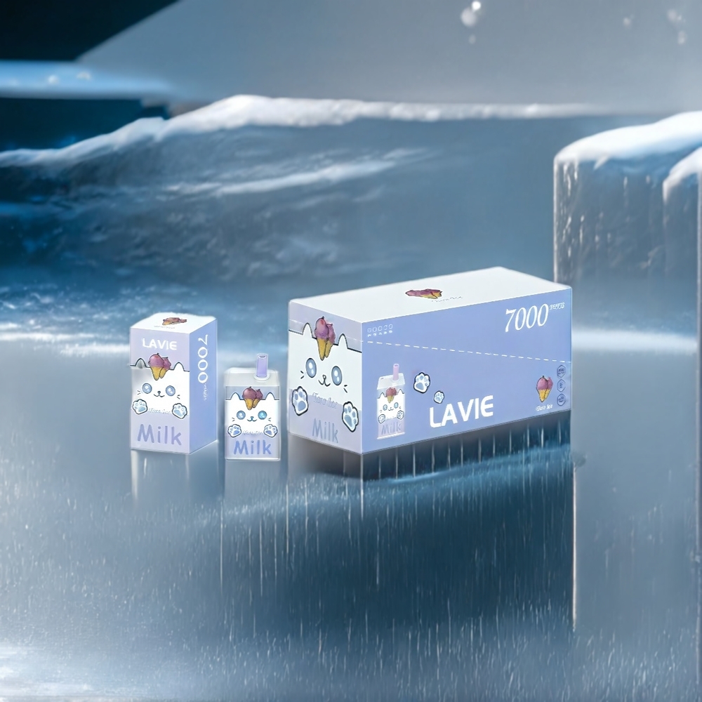 LAVIE Milk Belgique Grossiste 7000 Puffs Vape Glace Taro 16ML 600mAh