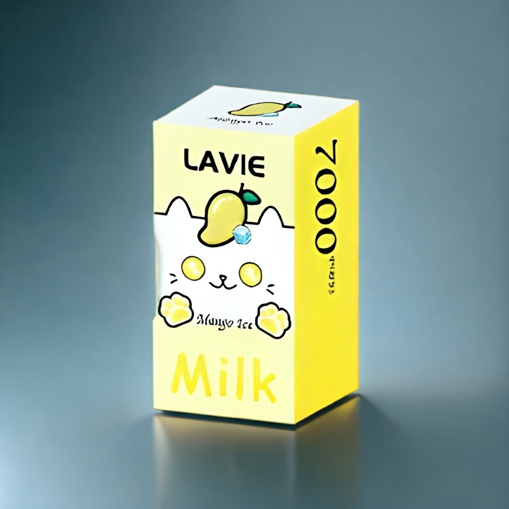 LAVIE Milk Belgique Grossiste 7000 Puffs Vape Mangue Glacée 600mAh Type C