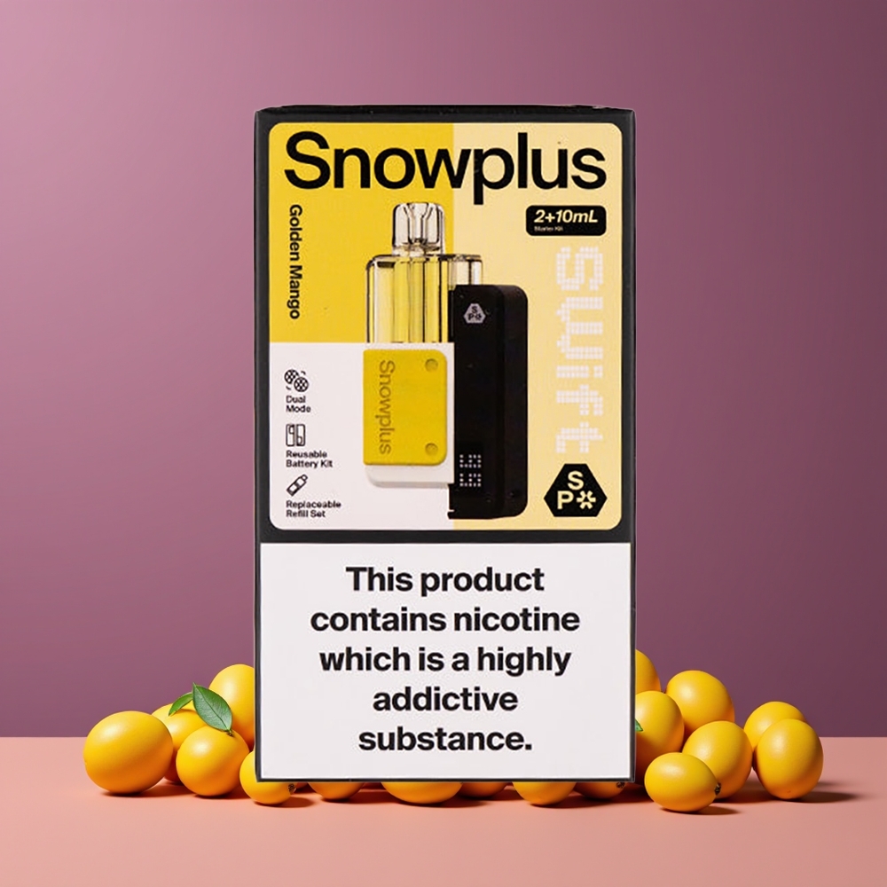 Mangue Dorée Snowplus Swift 5000 Puffs Belgique Grossiste Dual Mesh 1000 mAh