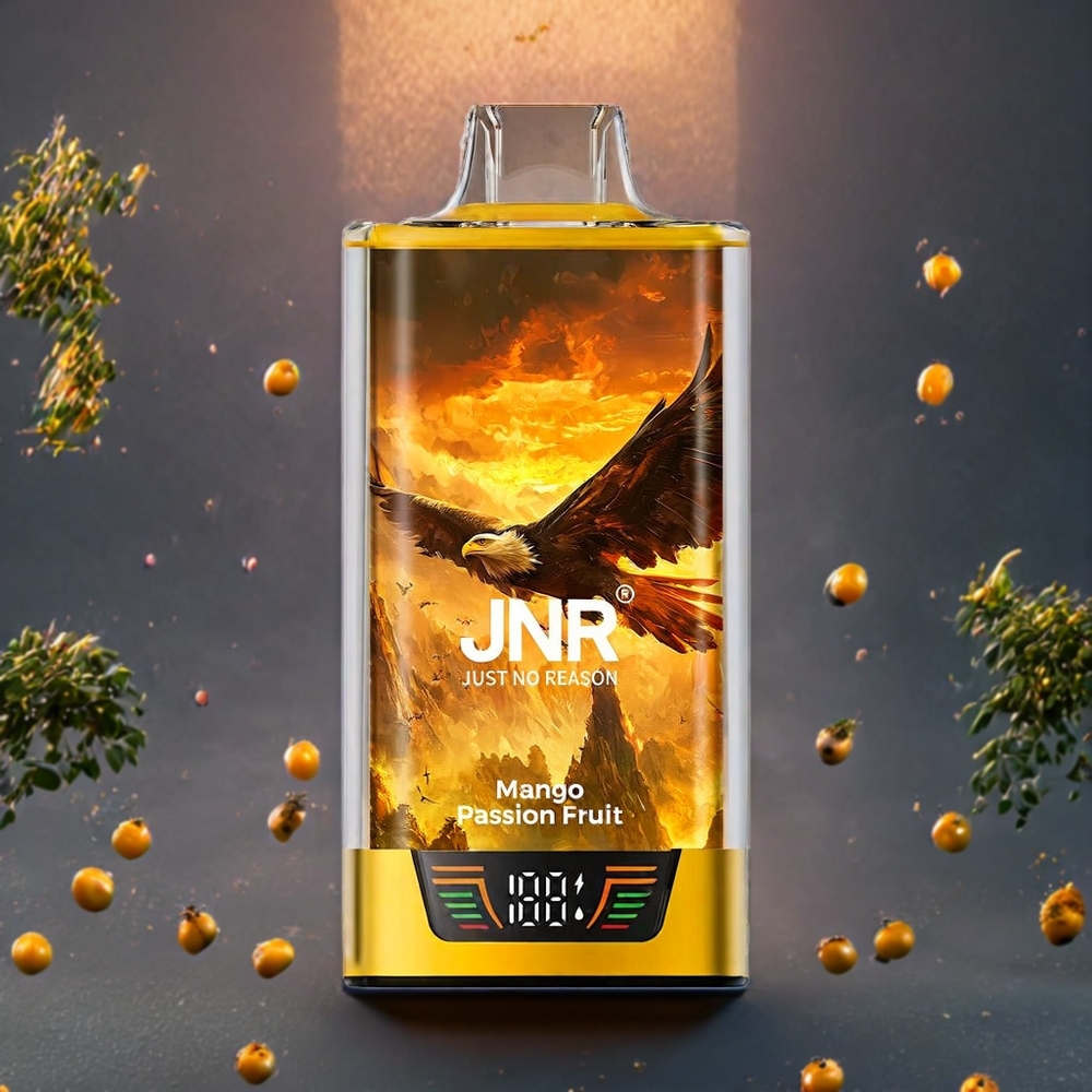 Mangue Fruit de la Passion JNR Falcon Pro 28000 Puffs Belgique Grossiste 30ml Dual Mesh Coil