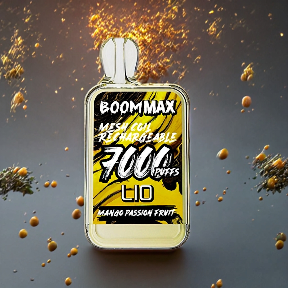 Mangue Fruit de la Passion LIO BOOM MAX 7000 Puffs Belgique Grossiste 15ml 50mg
