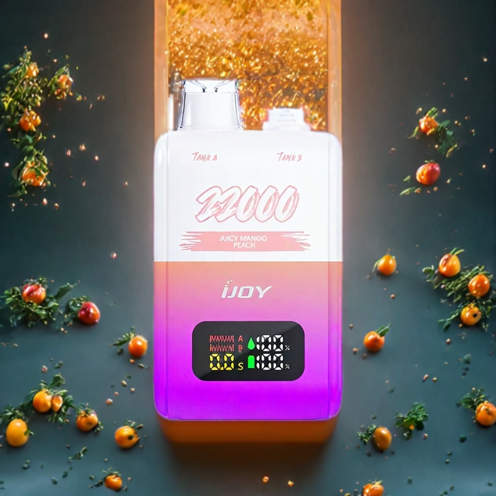 Mangue Juteuse Pêche IJOY SD 22000 Puffs Belgique Grossiste 15ML15ML 50mg