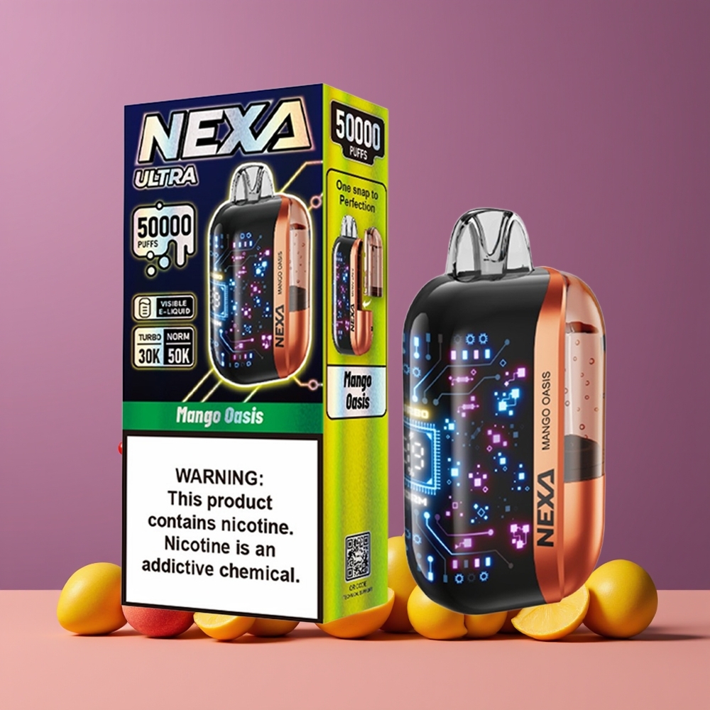 Mangue Oasis NEXA Ultra 50000 Puffs Belgique Grossiste 20ml 5