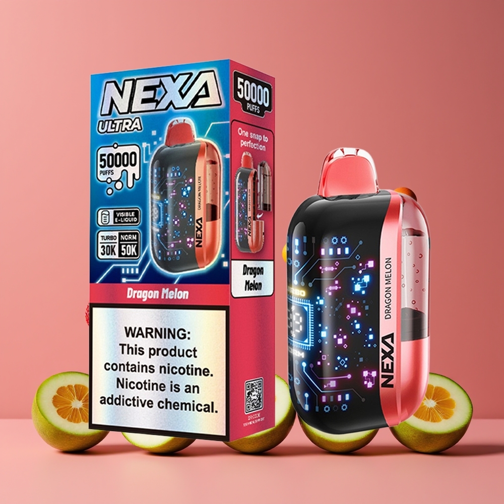 Melon Dragon NEXA Ultra 50000 Puffs Belgique Grossiste 20ml 09ohm Dual Mesh