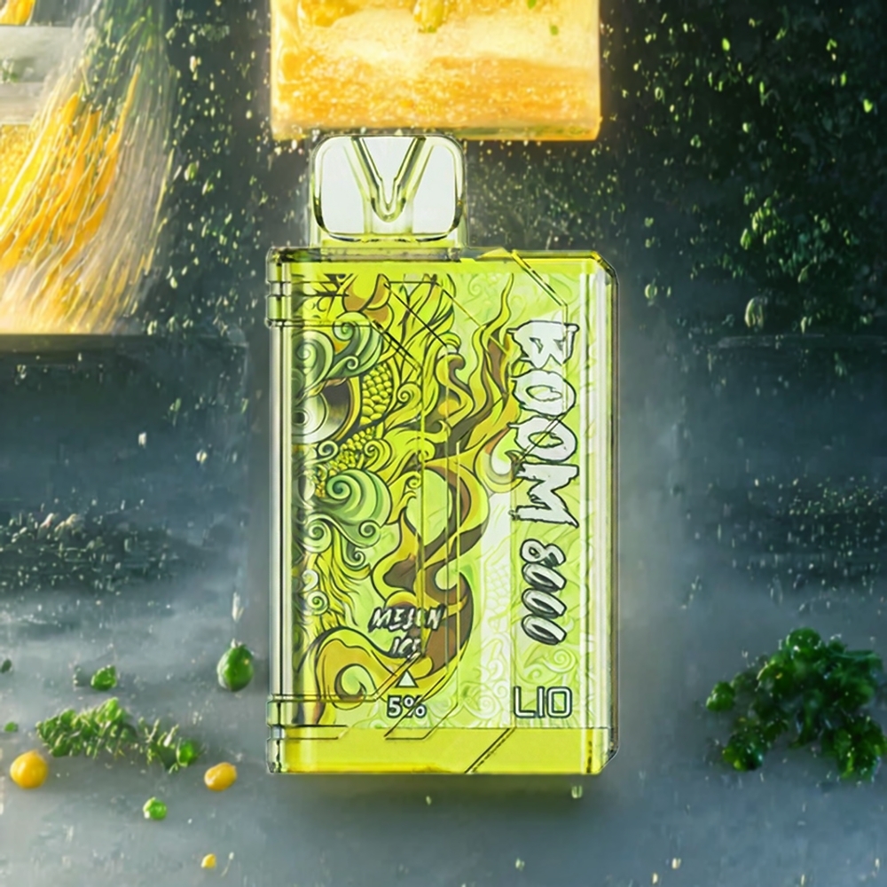 Melon Glacé LIO BOOM PRO 8000 Puffs Belgique Grossiste 15ml 5
