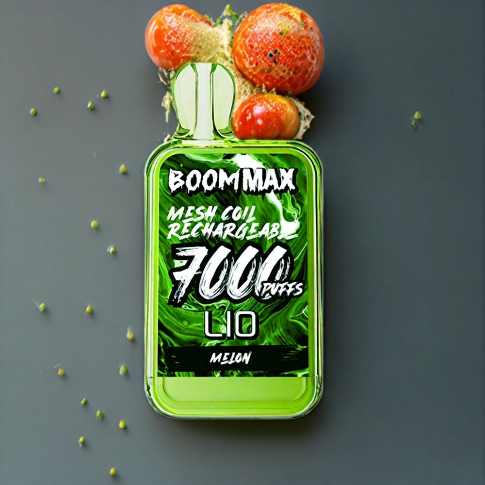 Melon LIO BOOM MAX 7000 Bouffées Belgique Grossiste 15ml 50mg