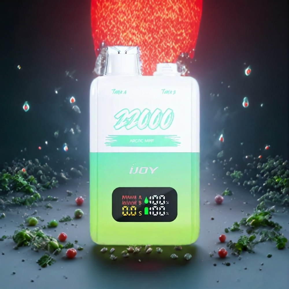 Menthe Arctique IJOY SD 22000 Puffs Belgique Grossiste 15W Type-C Charging