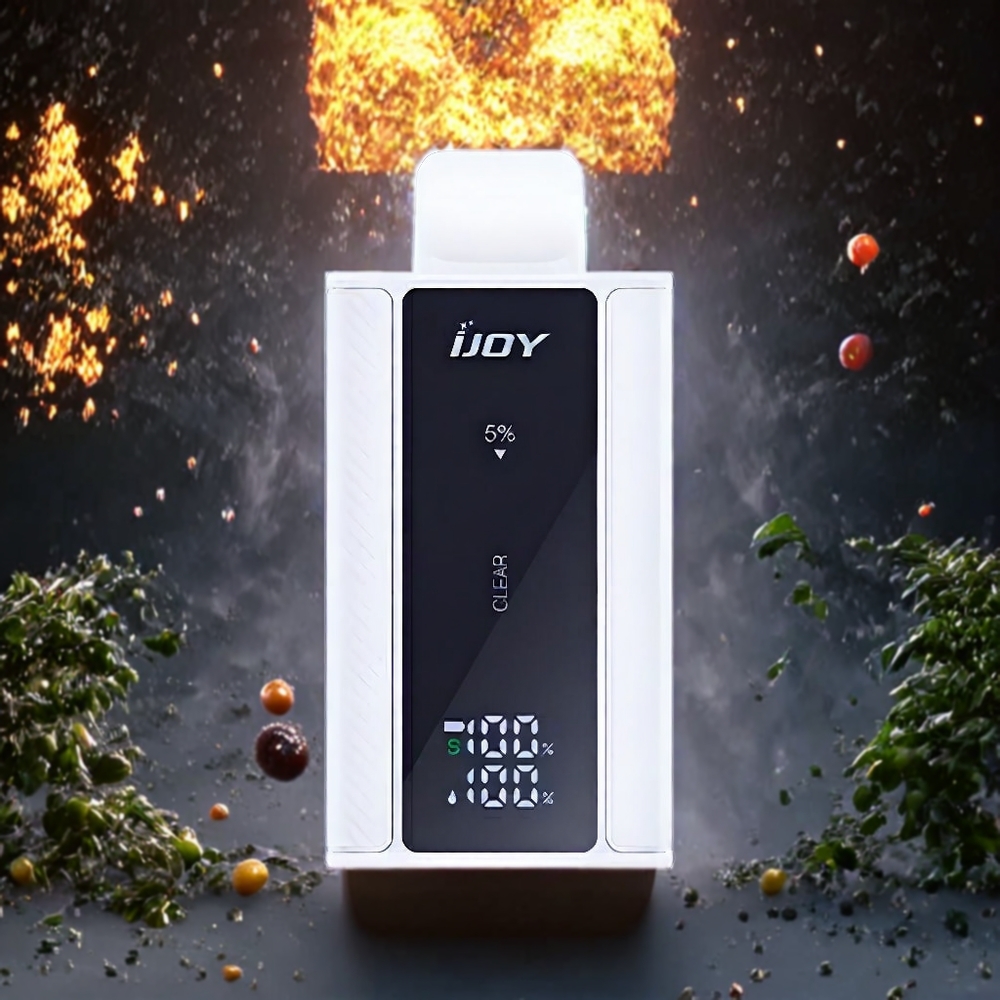 Menthe Fraîche IJOY Captain 10000 Puffs 18ml Belgique Grossiste PC 08 Ohm Mesh Coil
