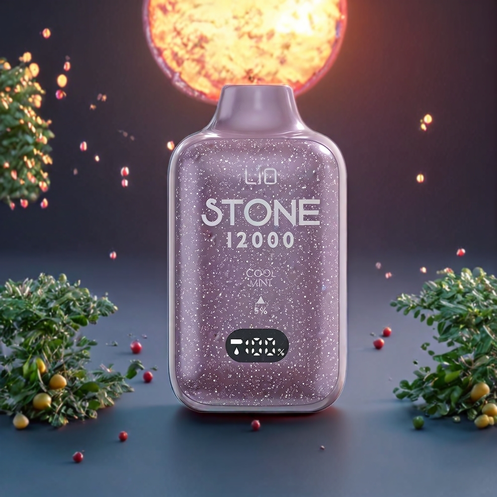 Menthe Fraîche LIO Stone 12000 Puffs Belgique Grossiste 18ML 550mAh