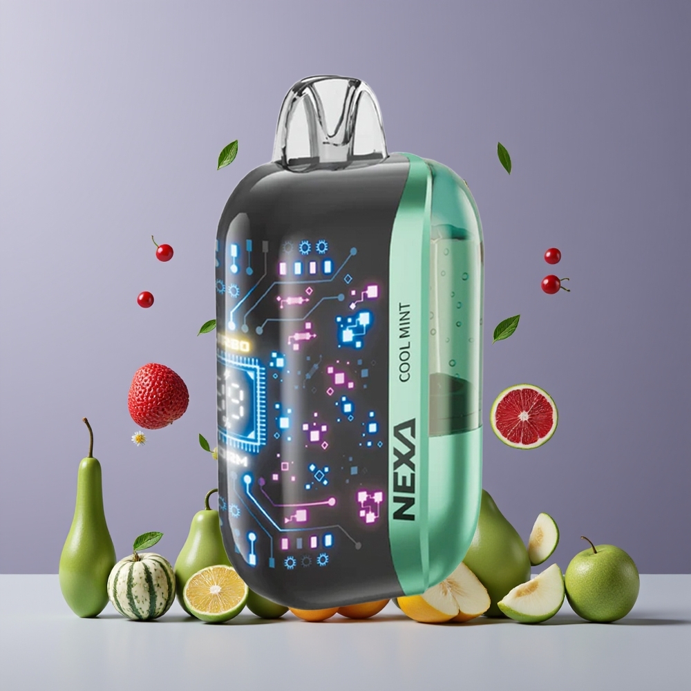 Menthe Fraîche NEXA Ultra 50000 Puffs Belgique Grossiste 20ml 800mah