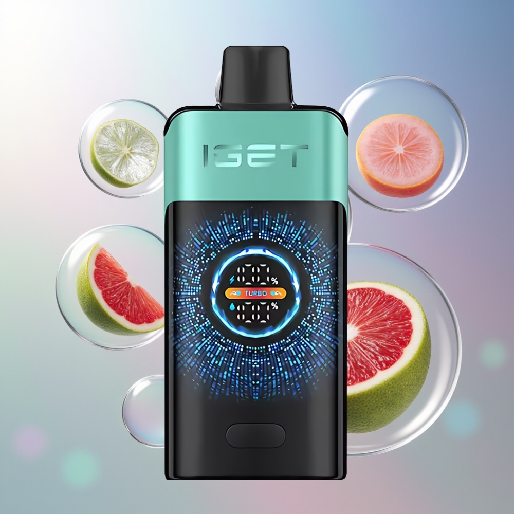 Menthe Glacée de Source Montagne IGET ONE 12000 Puffs Belgique Grossiste 2700 mAh Grand Écran Courbé