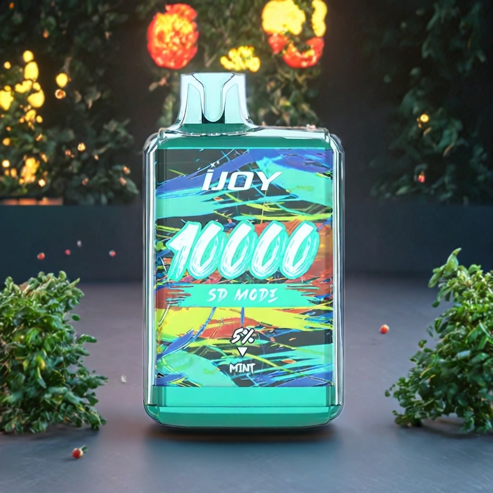 Menthe IJOY SD10000 10000 Puffs 20ml Belgique Grossiste 08 Ohm Mesh Coil