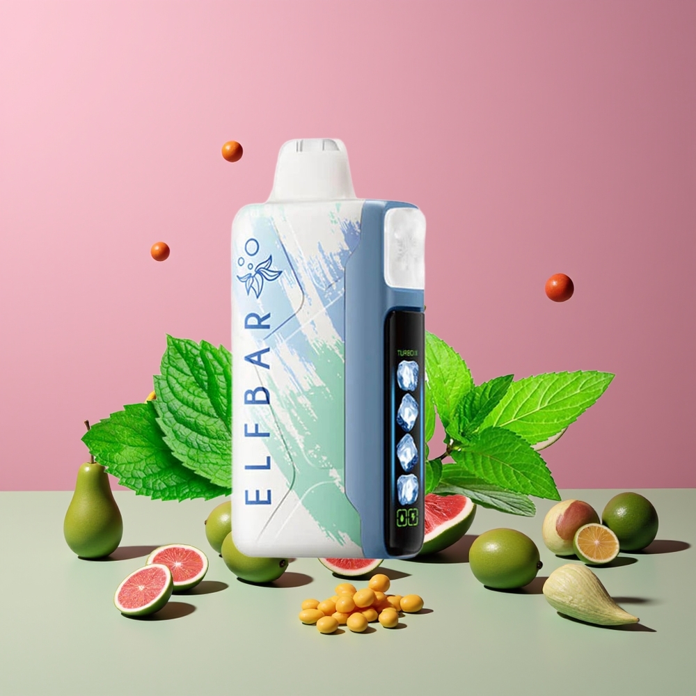 Menthe Miami ELF BAR Ice King 40000 Puffs Belgique Grossiste 20ml 5 Nicotine