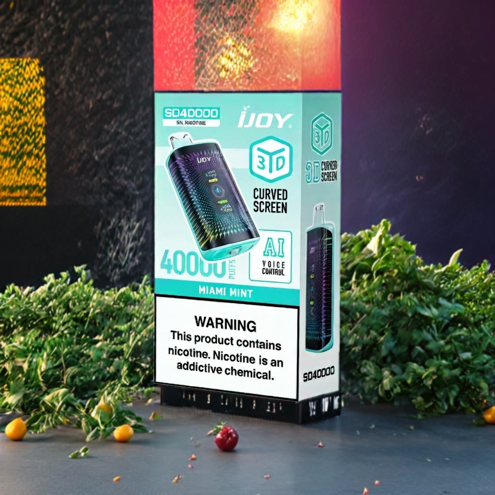 Menthe de Miami IJOY SD 40000 Puffs Belgique Grossiste 20ML 5