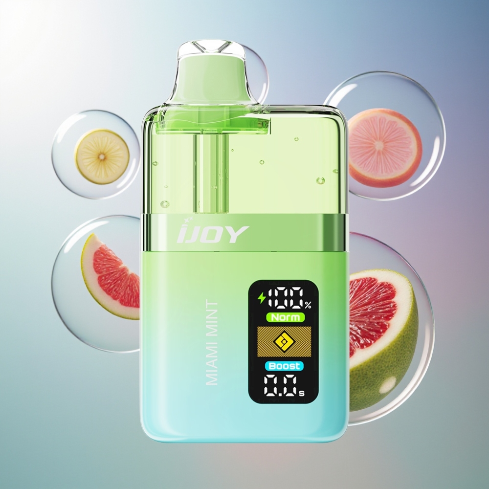 Menthe de Miami IJOY XP50000 50000 Bouffées Belgique Grossiste 04ohm Dual Mesh 50mg/ml