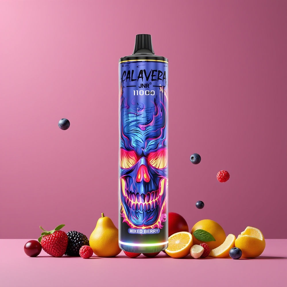 Mix de Baies JNR Calavera 11000 Puffs Type-C Belgique Grossiste 850mAh 21ml