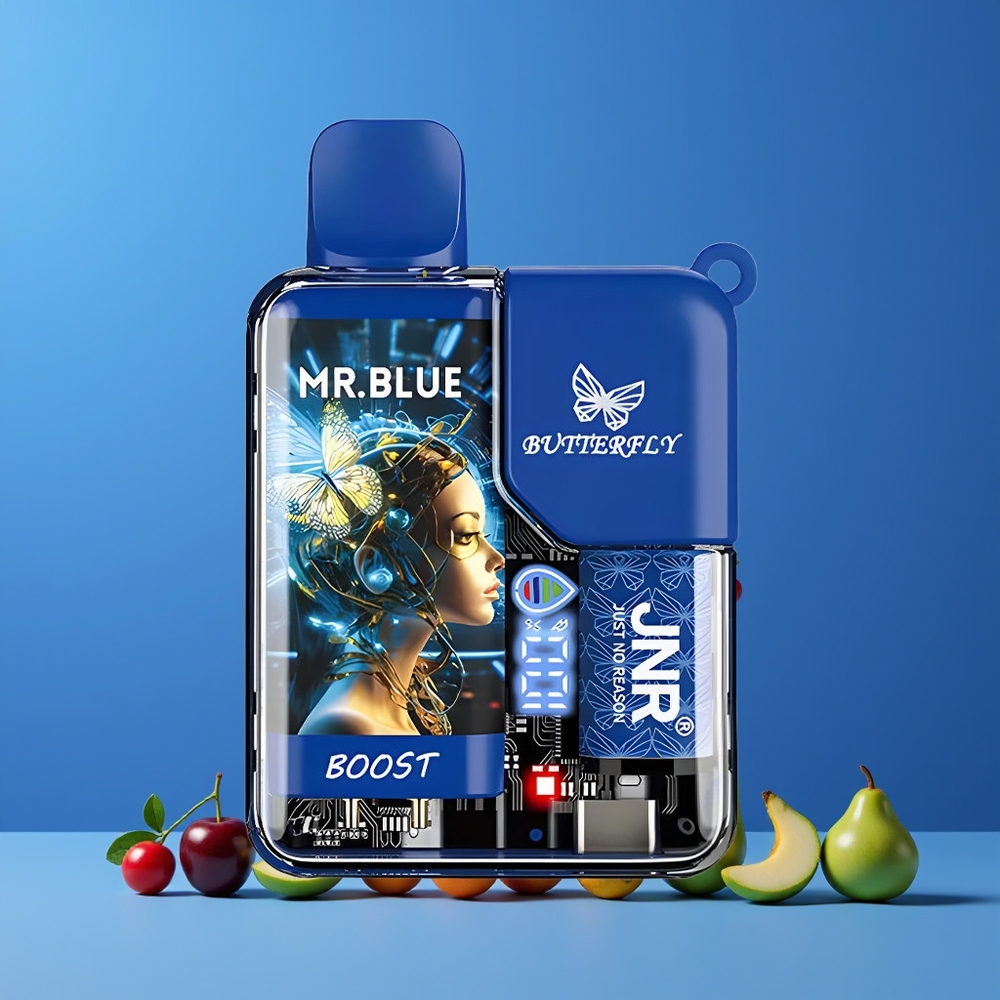 Monsieur Bleu JNR Butterfly 8500 Puffs 15ml Belgique Grossiste Batterie 1200mAh