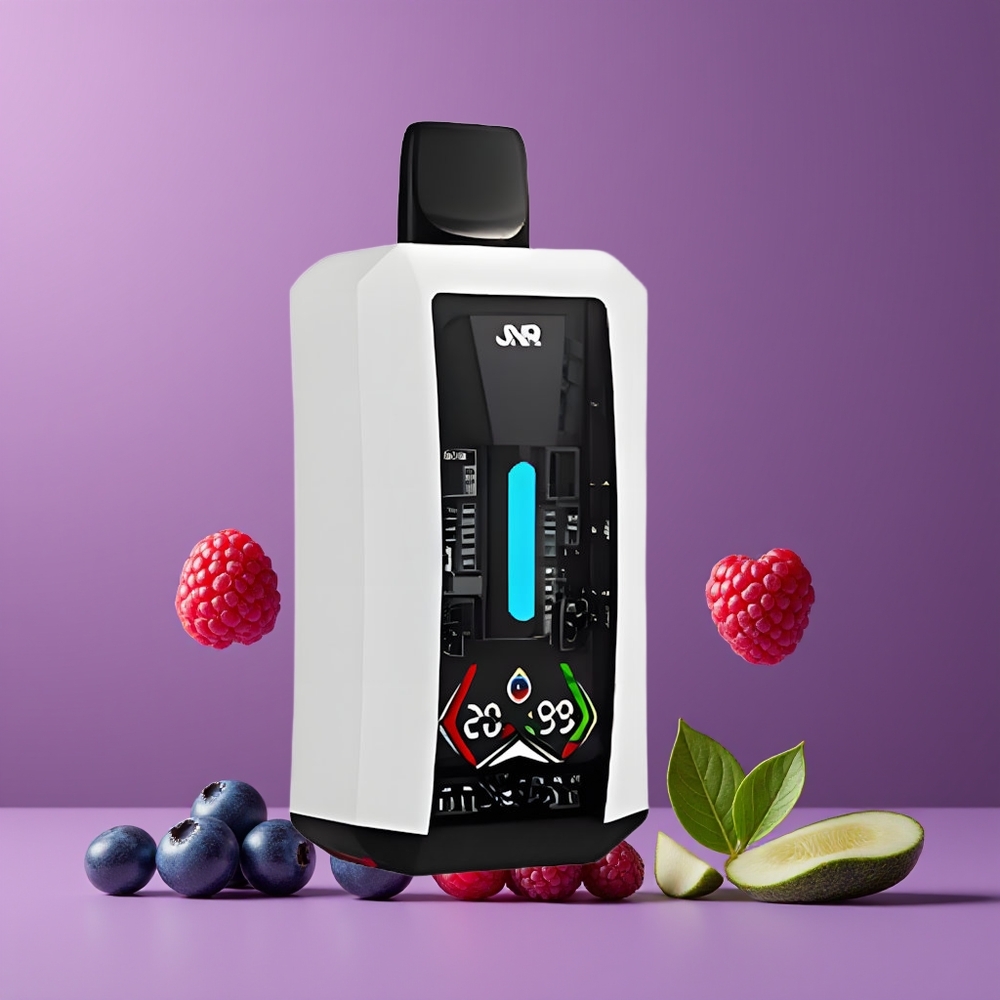 Myrtille Acidulée Framboise JNR Tank Pro 33000 Puffs 28ml Belgique Grossiste Dual Mesh Coil