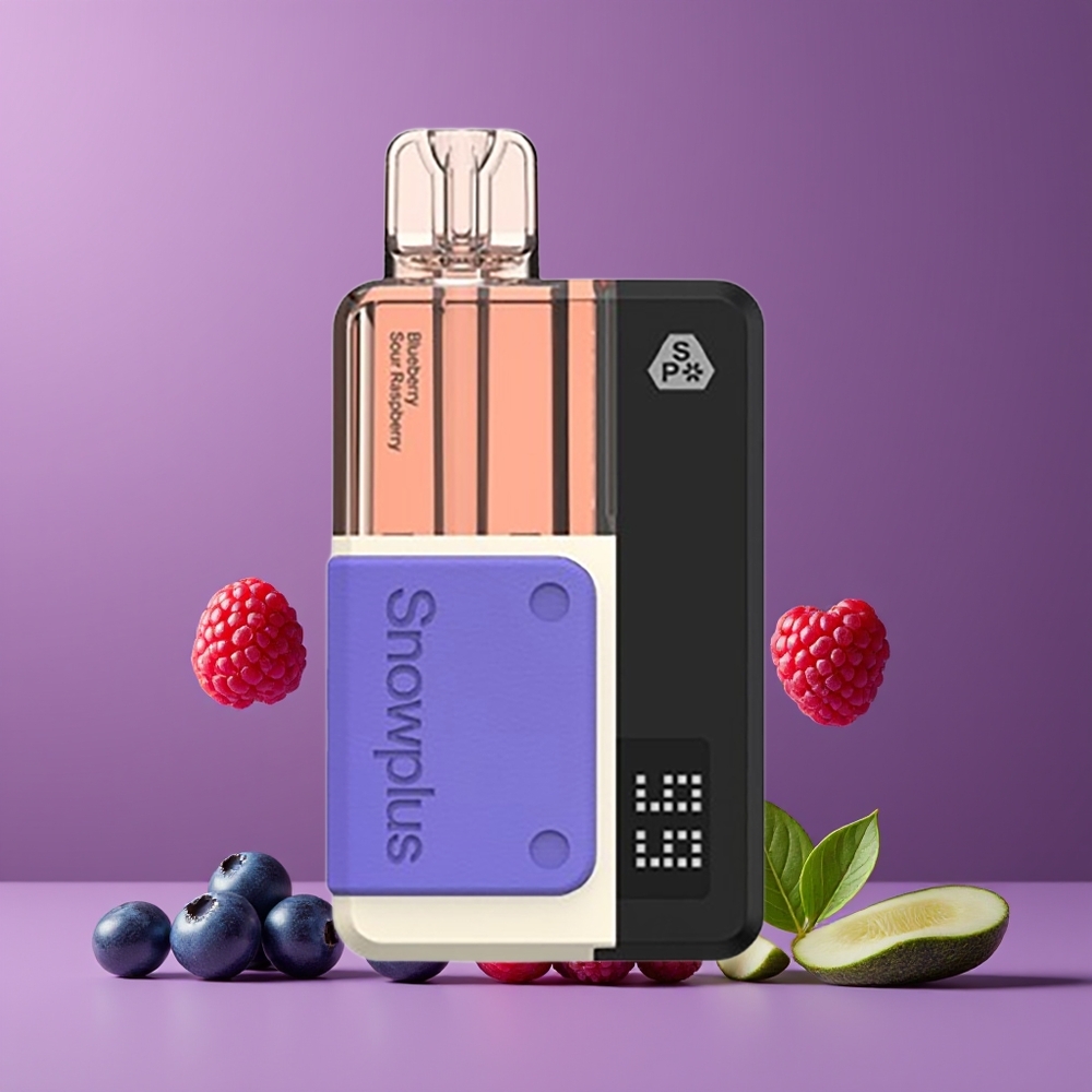 Myrtille Acidulée Framboise Snowplus Swift 5000 Puffs Belgique Grossiste 1000 mAh 2