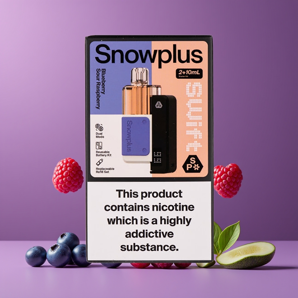 Myrtille Acidulée Framboise Snowplus Swift 5000 Puffs Belgique Grossiste 1000 mAh 2