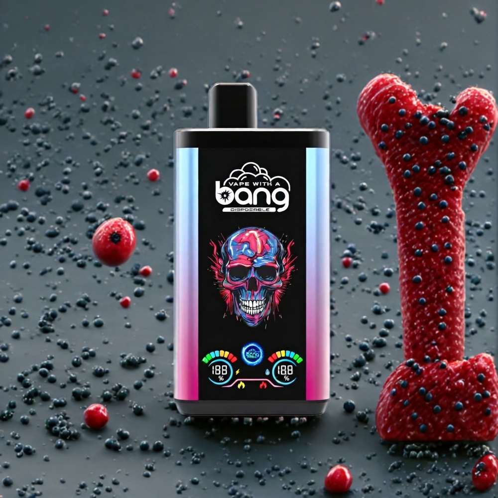 Myrtille Cerise  Pastèque Baie Boom Bang Pro 30K 30000 Puffs Belgique Grossiste 36ml Dual-Saveur