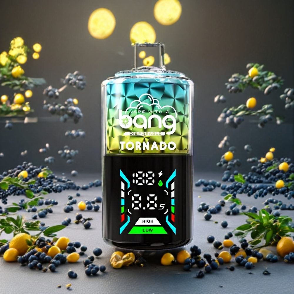 Myrtille Citron Bang Tornado 40000 Puffs 40ml Belgique Grossiste 0 5