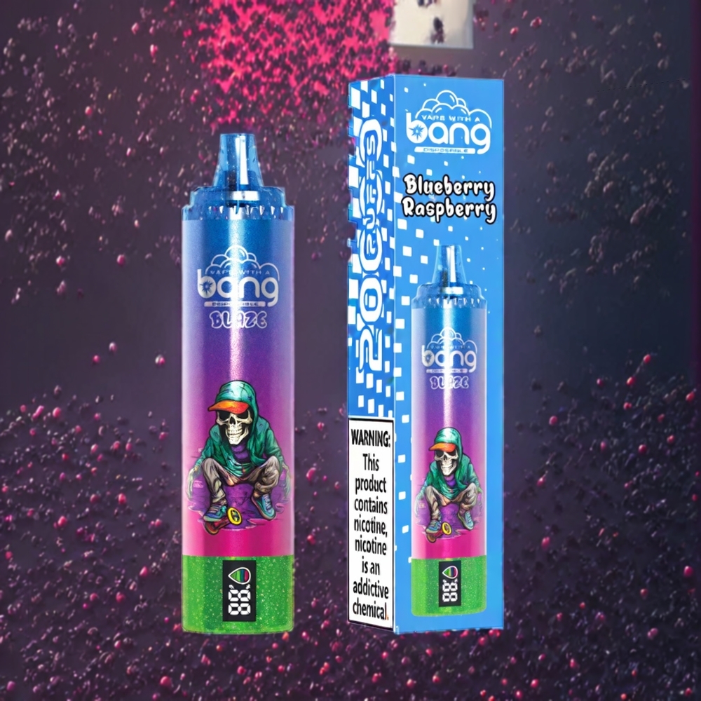 Myrtille Framboise Bang Blaze Tornado 20000 Puffs Belgique Grossiste Type-C Airflow