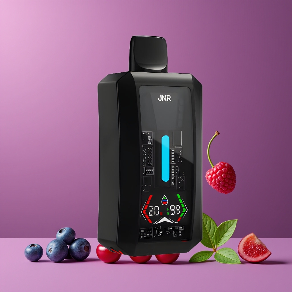 Myrtille Framboise Cerise JNR Tank Pro 33000 Puffs 28ml Belgique Grossiste Dual Mesh Coil