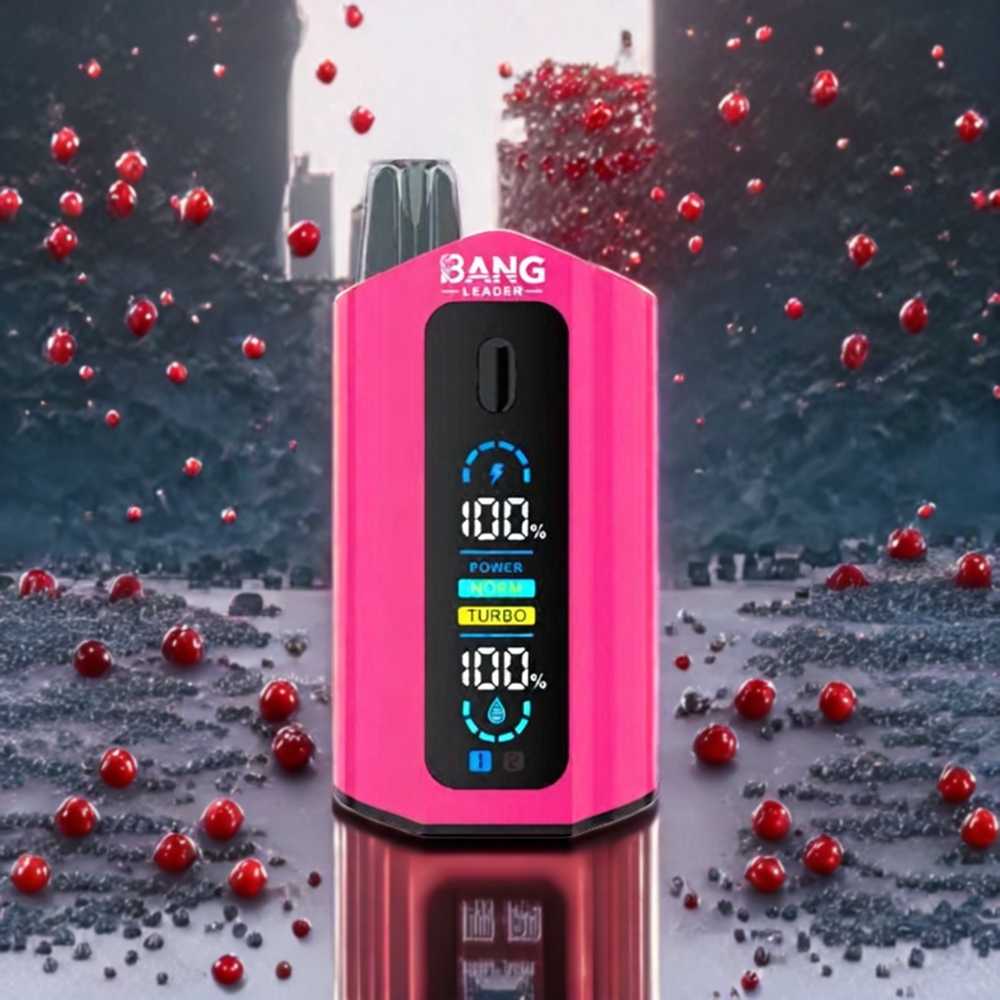 Myrtille Framboise Citronné Fraise Framboise Cerise Glacé Bang Leader 50000 Puffs Belgique Grossiste 13400mAh 36ml