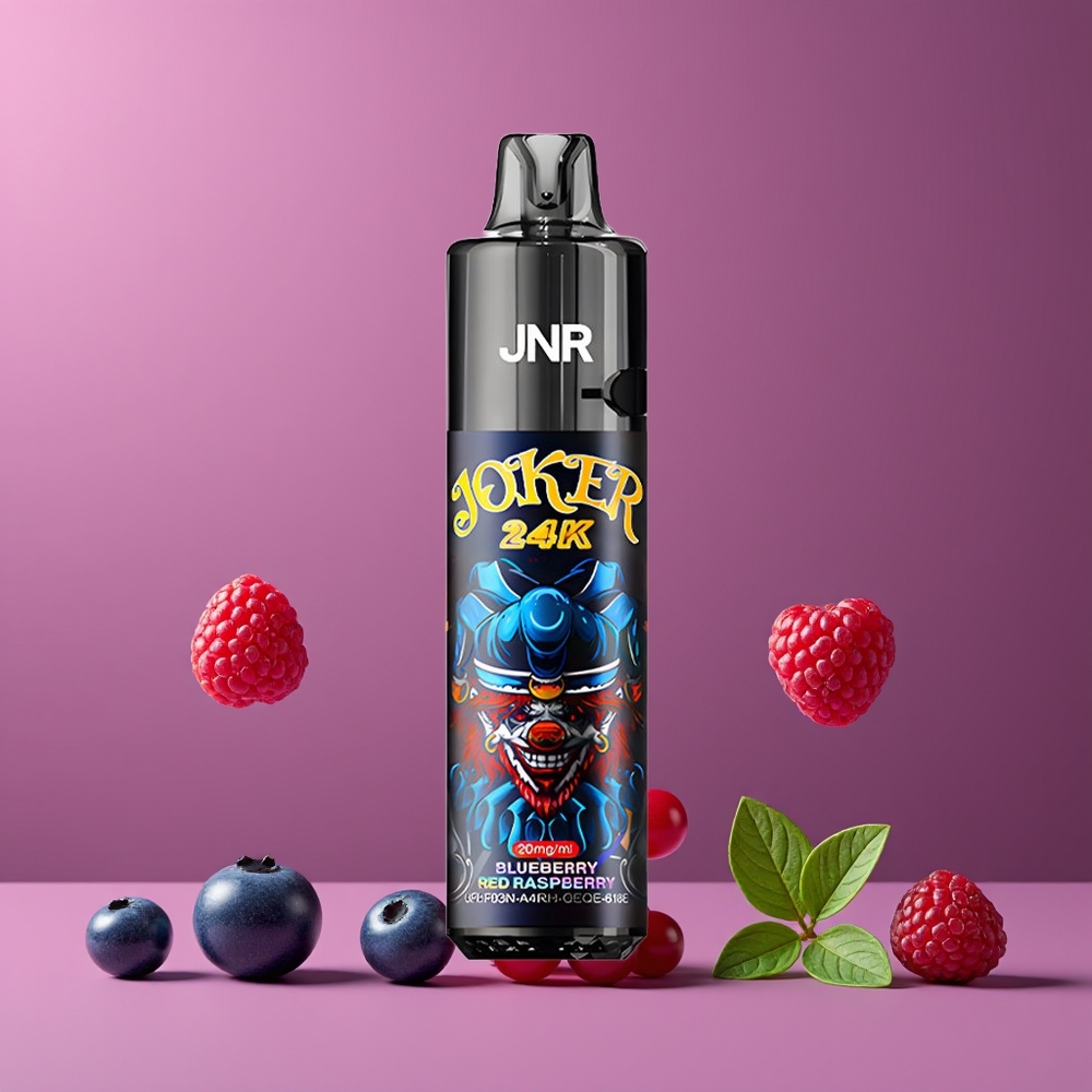 Myrtille Framboise JNR Joker 24000 Puffs Belgique Grossiste 800mAh 2 Nicotine