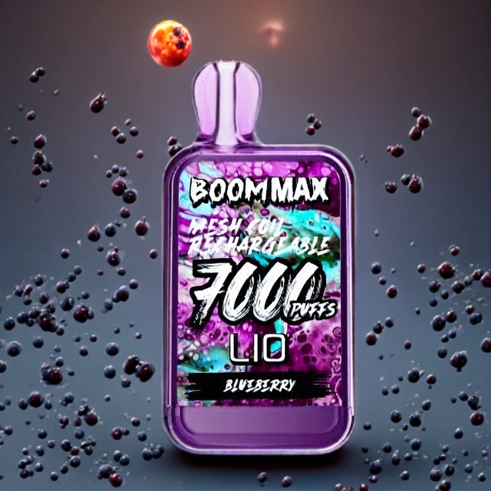 Myrtille LIO BOOM MAX 7000 Puffs Belgique Grossiste 15ml 50mg