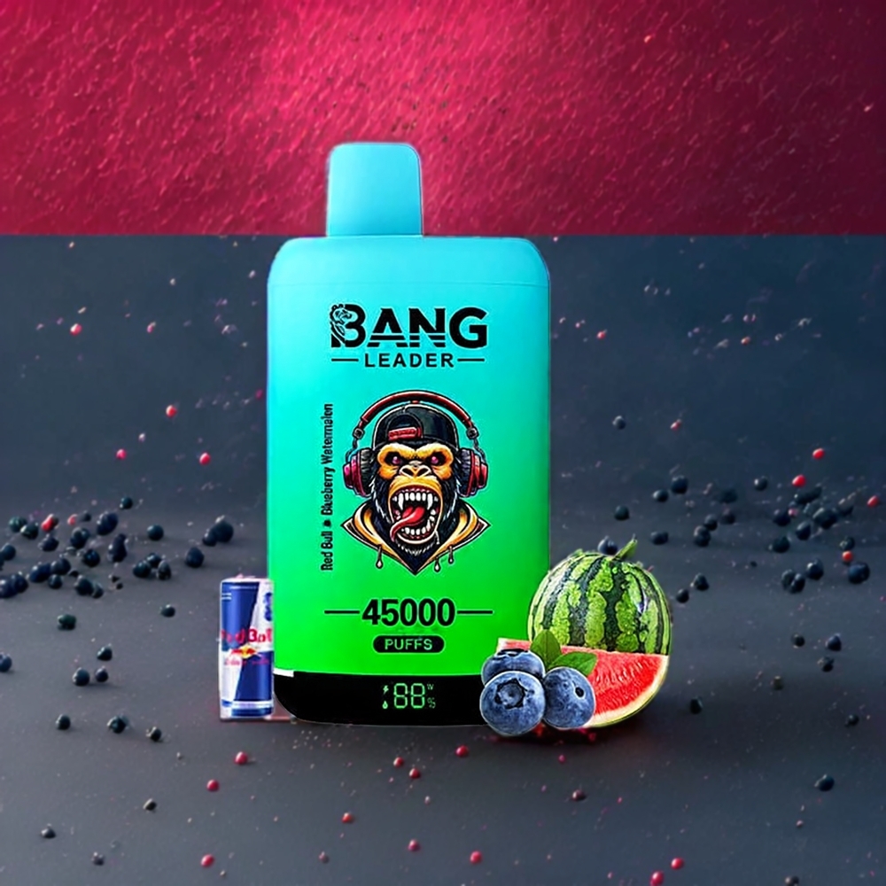 Myrtille Pastèque Bang Leader 45000 Puffs Belgique Grossiste 0 Double Saveur