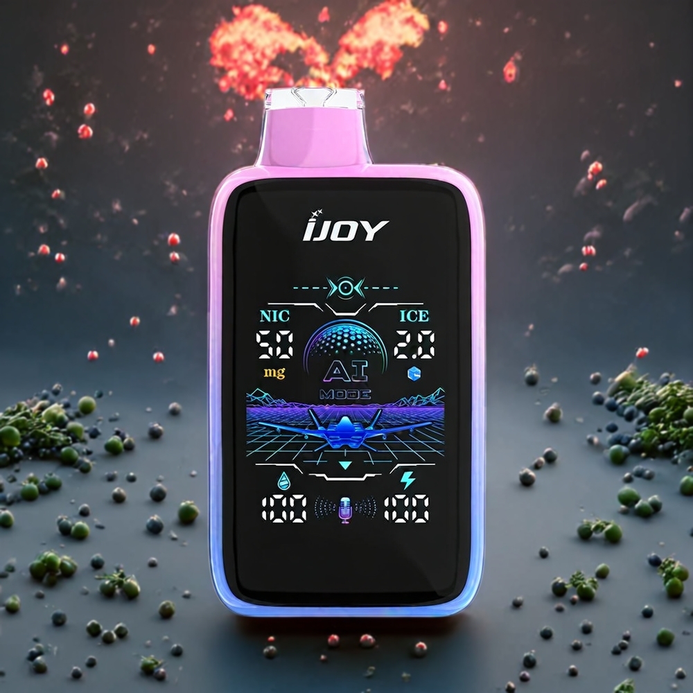 Myrtille Pastèque IJOY Uranus Mate 40000 Puffs Belgique Grossiste ICE CONTROL TYPE-C