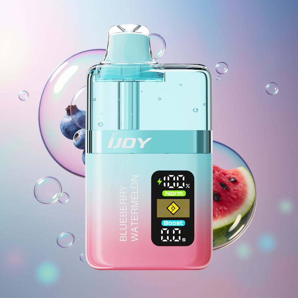 Myrtille Pastèque IJOY XP50000 50000 Puffs Belgique Grossiste 04ohm Dual Mesh Type-C