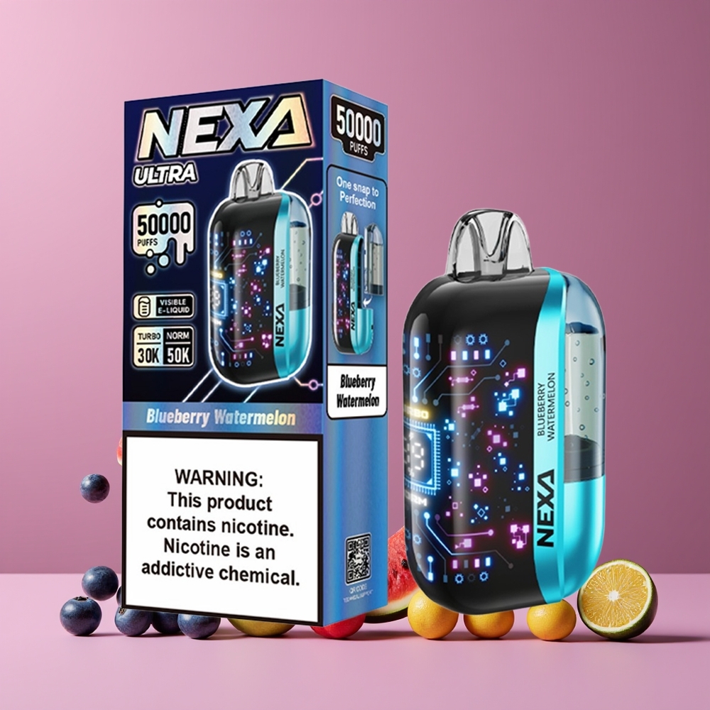 Myrtille Pastèque NEXA Ultra 50000 Puffs Belgique Grossiste 20ml 5