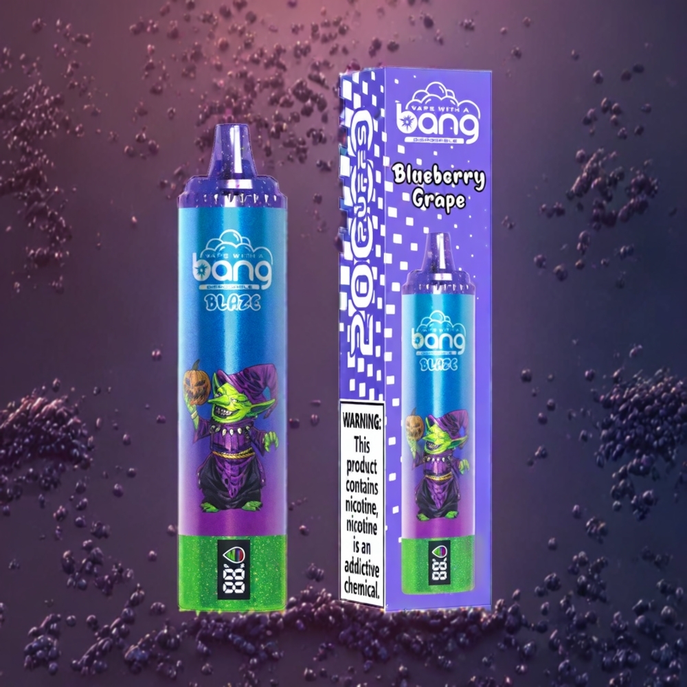 Myrtille Raisin Bang Blaze Tornado 20000 Puffs Type-C Belgique Grossiste 0 2 3 5