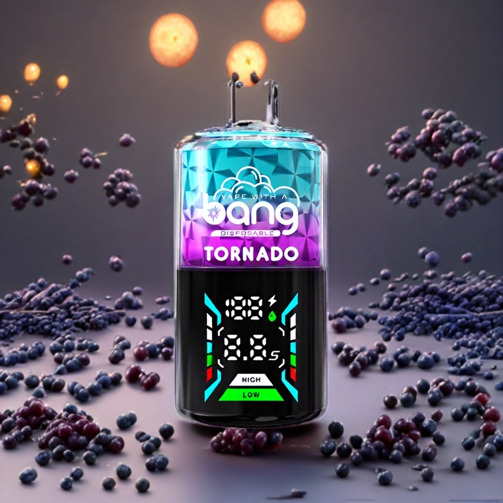 Myrtille Raisin Bang Tornado 40000 Puffs Belgique Grossiste 40ml 850mAh